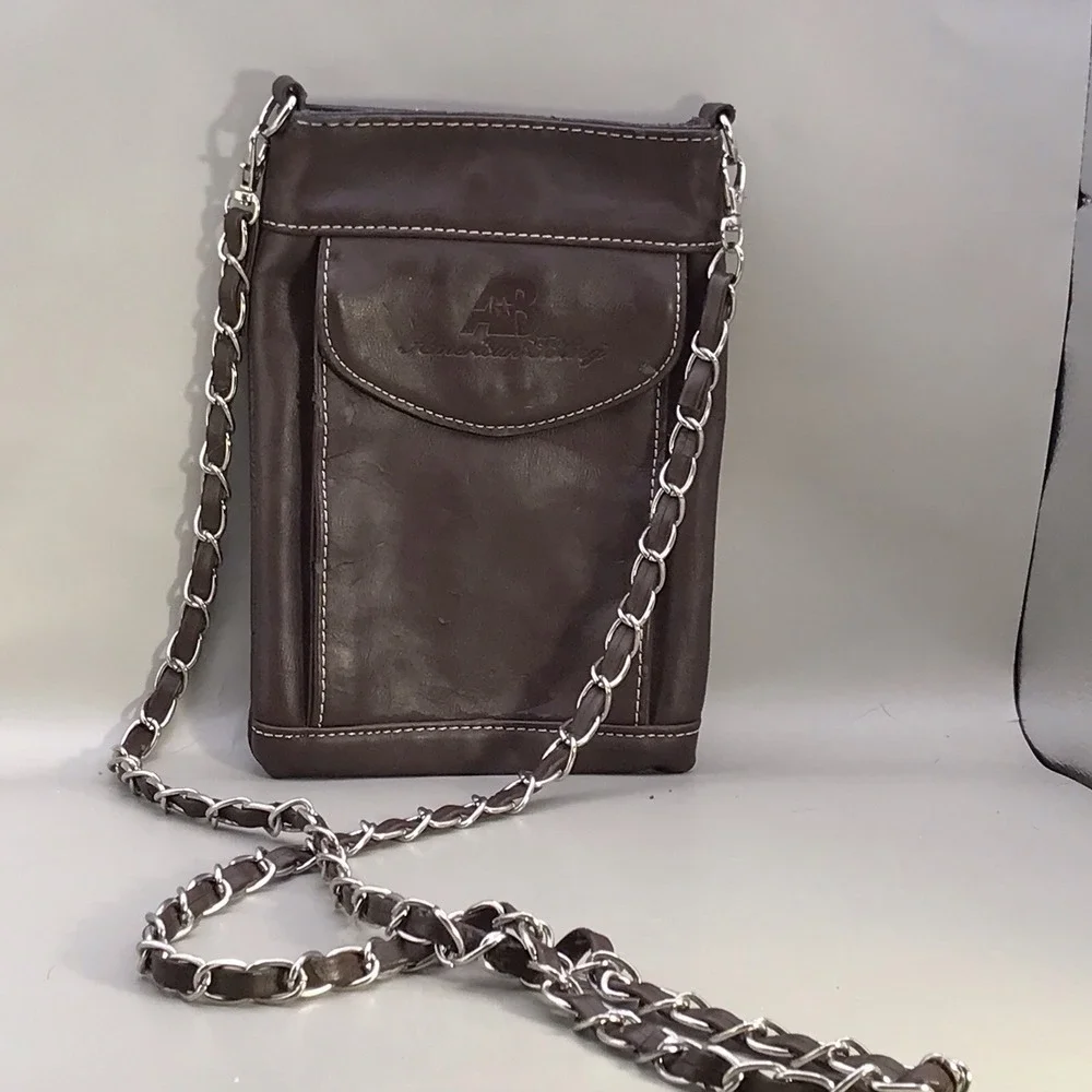 American Bling Crossbody Purse Western Style Studs Leather?‎ Y2K Vibe